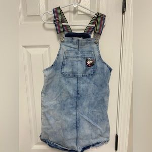 Denim acid washed skirt jumper size 10